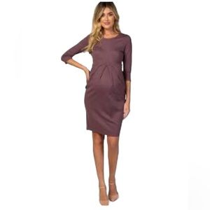 Hello MIZ Empire Waist Maternity Dress